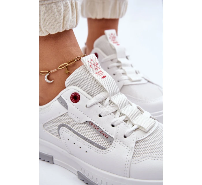 Dámské Cross Jeans Nízké tenisky LL2R4011C bílá