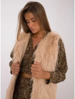 Kamizelka AT KZ camelowy model 20493399 - FPrice Kamizelka AT KZ camelowy model 20493399 - FPrice