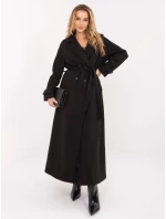 Płaszcz IT PL model 21755229 czarny - FPrice Płaszcz IT PL model 21755229 czarny - FPrice