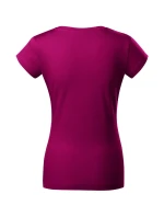 Fit V-neck tričko dámské fuchsia red Fit V-neck tričko dámské fuchsia red