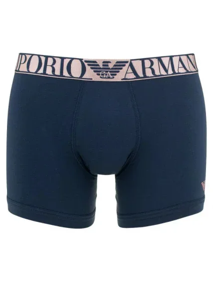 Pánské boxerky 110818 1A512 - 00135 - Modro-růžové - Emporio Armani Pánské boxerky 110818 1A512 - 00135 - Modro-růžové - Emporio Armani