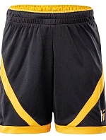 Dětské šortky Platense II Jr 92800406571 černé/oranžové - Huari