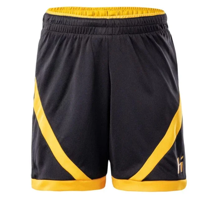Dětské šortky Platense II Jr 92800406571 černé/oranžové - Huari