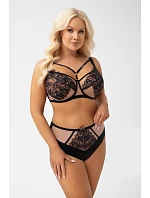 Podprsenka s kosticí G001 černá - Gorsenia