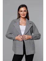 Krátký šedý přehoz přes oblečení typu alpaka model 18059131 - MADE IN ITALY