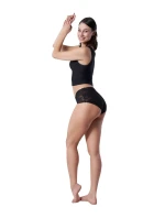 Dámské kalhotky Bellie black maxi - JULIMEX