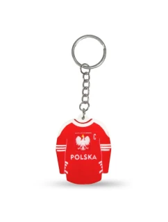 Klíčenka s hokejovým dresem Polsko (Away) SREBBREKH-PL