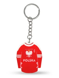 Klíčenka s hokejovým dresem Polsko (Away) SREBBREKH-PL