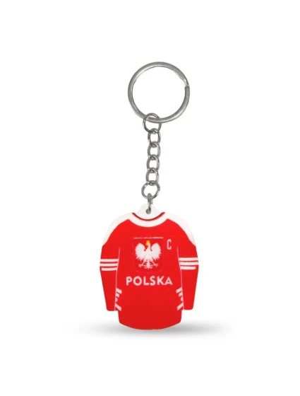 Klíčenka s hokejovým dresem Polsko (Away) SREBBREKH-PL Klíčenka s hokejovým dresem Polsko (Away) SREBBREKH-PL