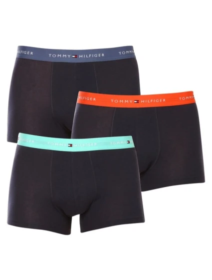 Pánské boxerky Tommy Hilfiger 3-Pack tmavě modrá bavlna