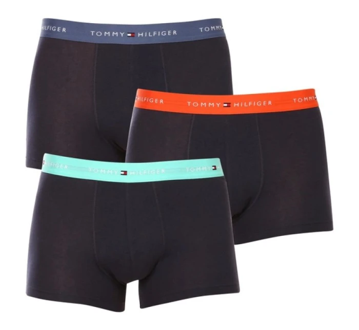 Pánské boxerky Tommy Hilfiger 3-Pack tmavě modrá bavlna