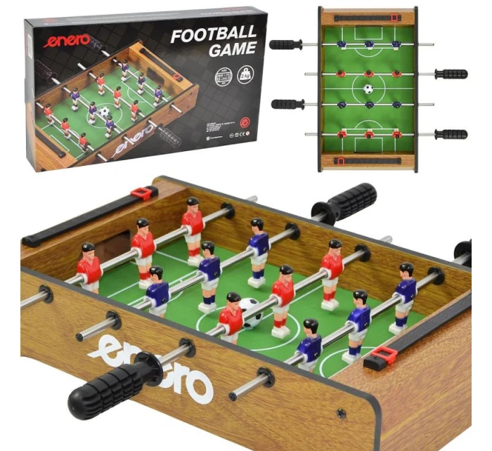 Stolní fotbal 46x27x9CM DŘEVO ENERO Stolní fotbal 46x27x9CM DŘEVO ENERO