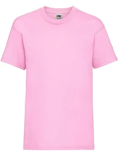 Fruit of the Loom Kids Valueweight T Dětské tričko 16.1033 light pink