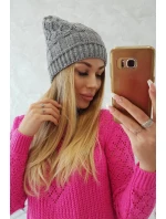 Fleecová čepice Marta K231 tmavě šedá Fleecová čepice Marta K231 tmavě šedá