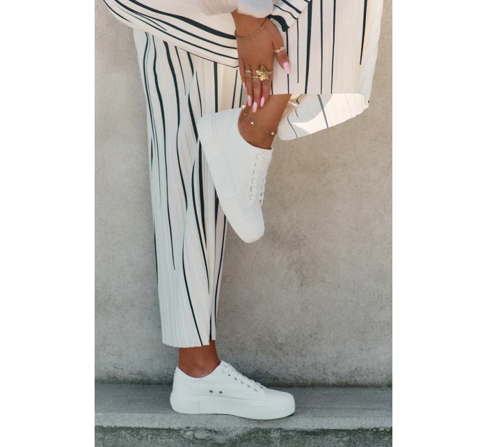 Textilní Dámské Tenisky Big Star model 21692182 Bílé - Big Star Shoes Textilní Dámské Tenisky Big Star model 21692182 Bílé - Big Star Shoes