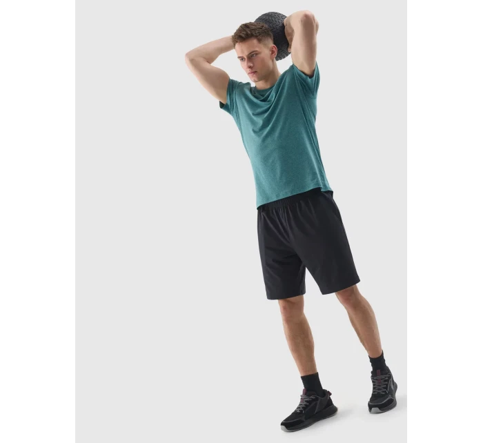 Pánské sportovní rychleschnoucí šortky 4F - černé