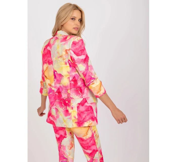 Dámské sako DHJ MA 7684A 1.22X růžová - FPrice Dámské sako DHJ MA 7684A 1.22X růžová - FPrice