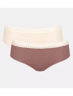 sloggi GO Ribbed R Hipster C2P - BROWN - SLOGGI BROWN - SLOGGI