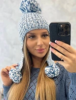 Dámská ušanka Emma K343 denim