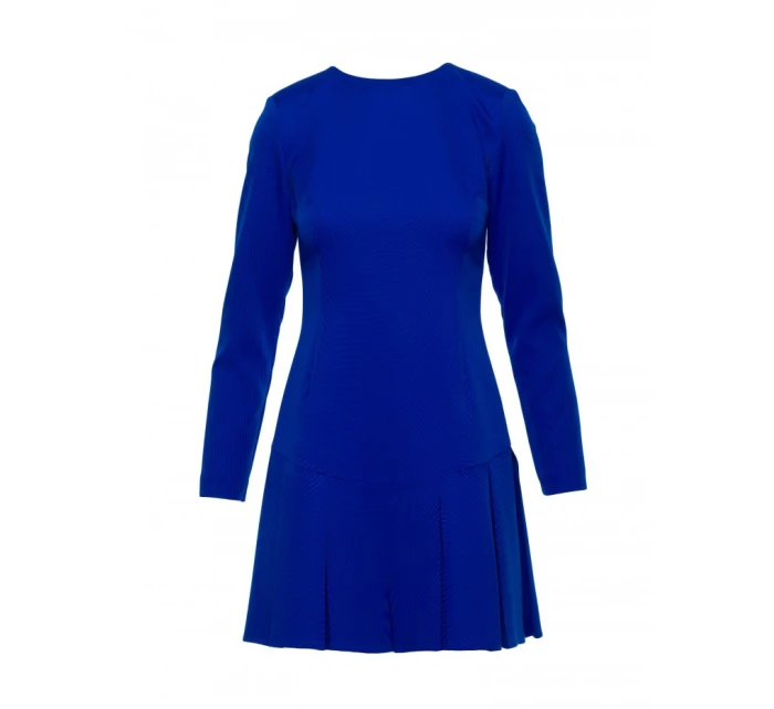 Šaty s záhyby královská modř model 21295936 - Moe Šaty s záhyby královská modř model 21295936 - Moe