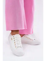 Dámské plátěné tenisky Big Star – bílé