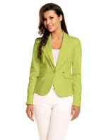 Dámské sako model 142415 zelená - Cabba Dámské sako model 142415 zelená - Cabba