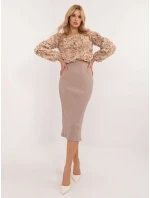 Dámská sukně RV SD A model 21946807 béžová - FPrice