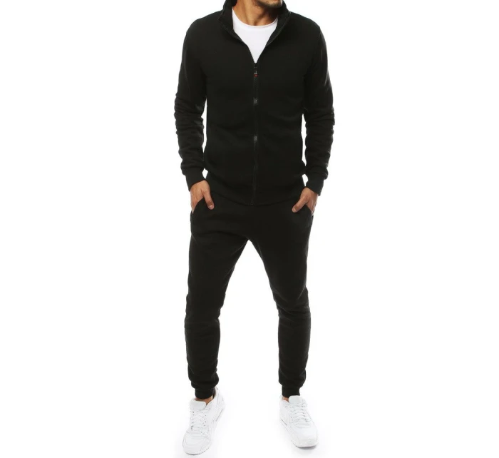 FashionStreet černá pánská tepláková souprava AX0229 FashionStreet černá pánská tepláková souprava AX0229