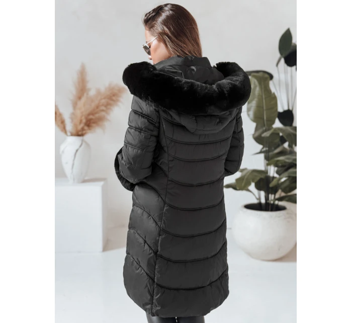 Dámská prošívaná zimní bunda MOON black FashionStreet TY4051