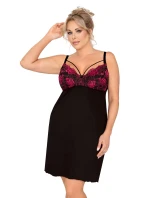 Noční košile Candy black plus - Donna