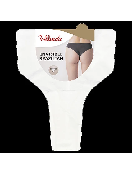 Dámské bezešvé kalhotky INVISIBLE BRAZILIAN - BELLINDA - bílá