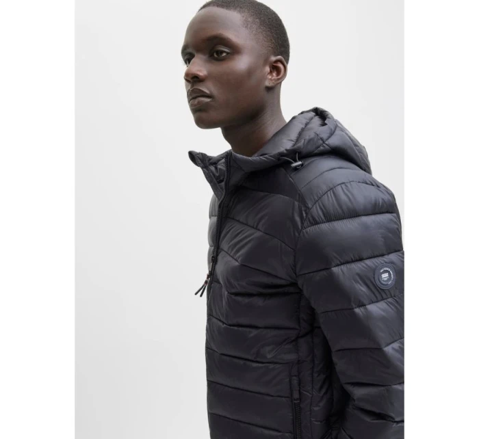 Jack&Jones pánská péřová bunda JJEBRADLEY LIGHT BODYWARMER COLLAR NOO 12280970 BLACK