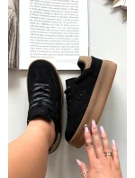 Dámské tenisky na platformě Big Star SS274761 Černé Dámské tenisky na platformě Big Star SS274761 Černé