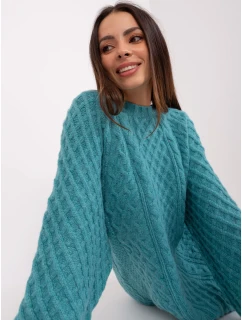 Sweter AT SW  turkusowy model 18909234 - FPrice