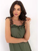 Sukienka MI SK model 21191108 khaki - FPrice Sukienka MI SK model 21191108 khaki - FPrice