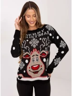 Sweter MI SW model 21795626 czarny - FPrice Sweter MI SW model 21795626 czarny - FPrice