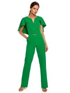 M670 Kombinéza s volánky - zelená