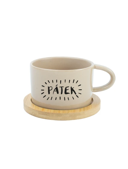 PÁTEK - krémový hrníček makronka 200 ml