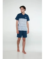 Pyžamo s knoflíkovou légou model 19698512 - Vamp Pyžamo s knoflíkovou légou model 19698512 - Vamp