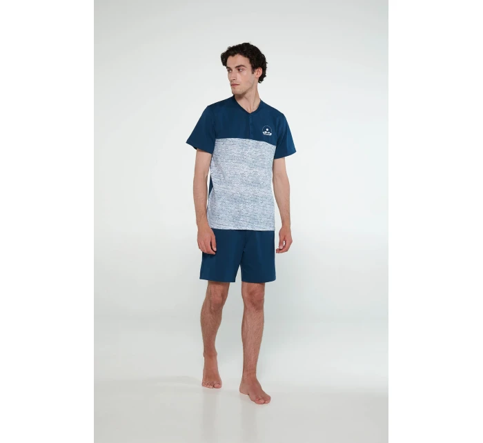 Pyžamo s knoflíkovou légou model 19698512 - Vamp Pyžamo s knoflíkovou légou model 19698512 - Vamp