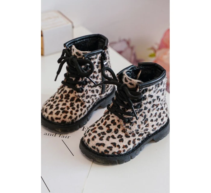 Dětské Botky s Zipem Bežové model 21636505 - Boto Dětské Botky s Zipem Bežové model 21636505 - Boto