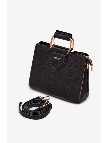 Malá Kabelka Z Eko Kůže Černá model 22111498 - Flora&Co