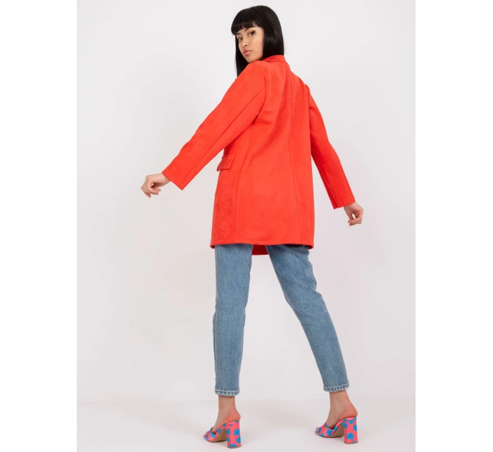 Dámské sako DHJ MA 15286 korálové Dámské sako DHJ MA 15286 korálové