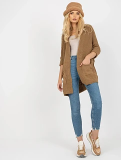 Dámský kardigan 3002.98P tmavě hnědý - FPrice