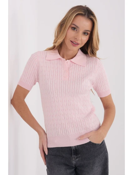 Svetr s krátkým rukávem  model 222824 Factory Price