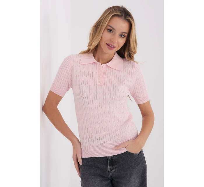 Svetr s krátkým rukávem  model 222824 Factory Price