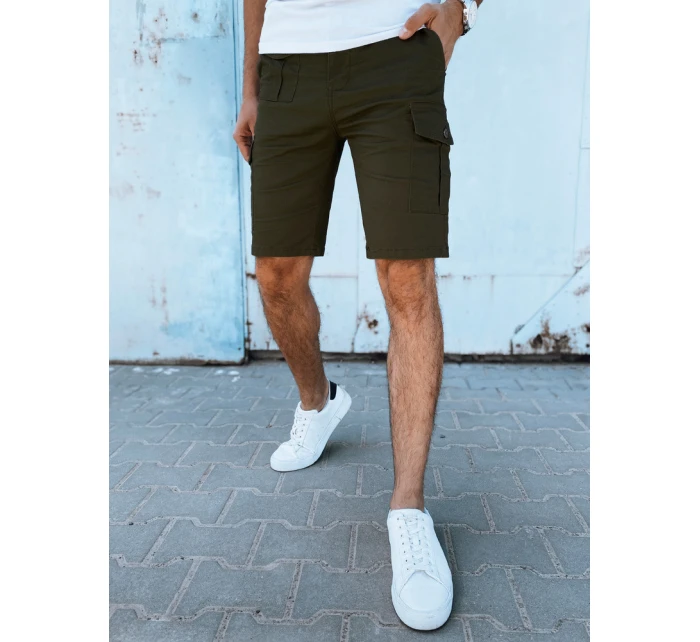 Pánské zelené šortky model 21977572 - Dstreet Pánské zelené šortky model 21977572 - Dstreet