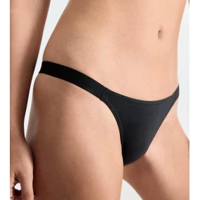 sloggi GO Casual Tiny tanga 2P - BLACK - SLOGGI BLACK - SLOGGI