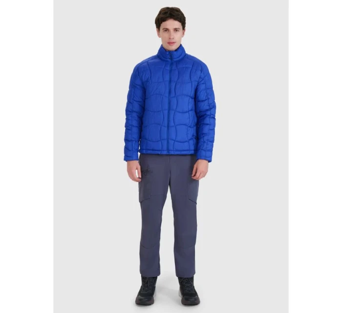 Pánská trekingová péřová bunda model 21434048 s výplní Primaloft Silver - 4F Pánská trekingová péřová bunda model 21434048 s výplní Primaloft Silver - 4F