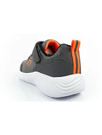 Dětská sportovní obuv Skechers Bounder na suchý zip, lehká, módní, šedá